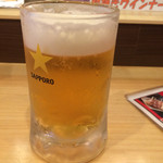 トサカトモミジ - 生ビール・450円