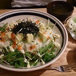 Hanzu Kafe - ネギトロ定食￥1290
