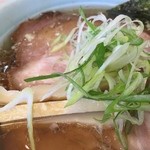 麺屋 つるる - メンマと笹切りのネギ