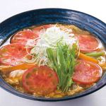 信州產阿美拉番茄黑醋酸辣（酸辣）うどん