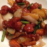 美林華飯店 - 鶏肉の四川風炒め2015.7