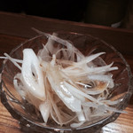 活鰻の店 つぐみ庵 - 箸やすめのねぎ