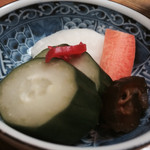 活鰻の店 つぐみ庵 - お漬物