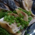 味久仁 - 酢〆三種(鯵、鯖、コハダ)