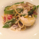 39963340 - 旬野菜のスパゲッティ アーリオオーリオ