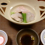 虎屋 壺中庵 - 車海老やハモ、せいごのお刺身