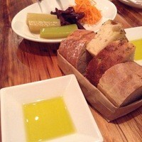 イレール人形町 - 野菜の三種盛り合わせ&パン