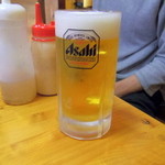 くつろぎ亭ひこべえ  - 2015年6月　生ビール