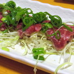 くつろぎ亭ひこべえ  - 2015年6月　牛のタタキ