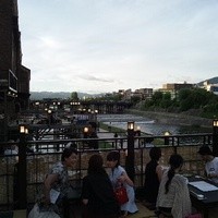 先斗町 魯ビン - 少しずつ日が暮れます
