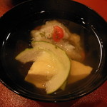 東條 - 鱧と玉子豆腐の椀