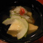 東條 - 鱧と玉子豆腐の椀