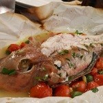 ラ ランテルナ ディ ジェノバ - 長崎産ホウボウの丸ごと紙包み焼き(2015.7)