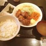 恵比寿和顔 - 唐揚げ定食
            食べログワンコイン