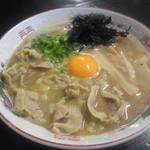 夢ノ弥 - 中華肉玉そば（７００円）。