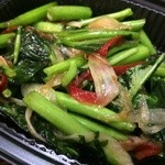 Ajian Sarada Yuugou - 空芯菜の炒め物