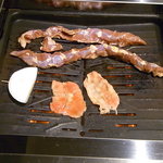 美味焼肉 いただき - ロングハラミ・カルビ・ロースの３種類をチョイス☆♪