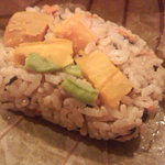 ハスの葉包み炊き込御飯