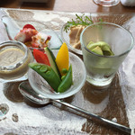 MAIN DINING by THE HOUSE OF PACIFIC - プラハランチ 前菜盛り合わせ