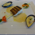 ラ・フェット ひらまつ - ランチ　メイン　鯛とムール貝