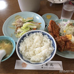 万寿苑 - 2015.7.16(木)サービスAランチ750円 量あるも、やさしい中華は、地元の女の民で賑わっています