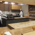 赤坂 菊乃井 - カウンター席