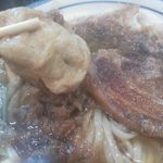 烈志笑魚油 麺香房 三く - 黄そばラーどん 780円 (2015年07月)