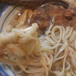 烈志笑魚油 麺香房 三く - 黄そばラーどん 780円 (2015年07月)