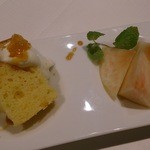 マザーエスタ - 2015年7月ランチのデザートは桃