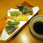 蕎亭 大黒屋 - せいろ天もりの天ぷら