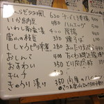 一番鳥 - 某日のお勧めメニュー