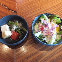 XEX TOKYO / 鉄板焼An - サラダと炊き合わせ