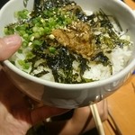 金獅子のヤキニク - ネギ飯