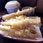 春月庵 - ごぼう天(∇￣〃)｡o〇○