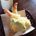 春月庵 - のクセに、えび天頼むツレ