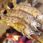 坂本小屋 - アマゴの炙り焼き