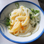 谷川米穀店 - うどん温+生卵