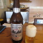 旬魚たつみ - 瓶ビール