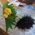 旬魚たつみ - 前浜田後の生ウニ