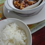 バーミヤン - ライス並と特製コク旨マーボー豆腐