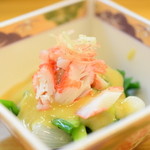 五味箱 - わけぎぬた和え