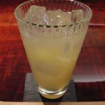 茶菓円山 - ひやし飴のアップ(2015.07)