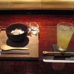 茶菓円山 - 福蜜豆とひやし飴(2015.07)