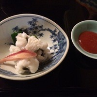 うなぎ割烹 大江戸 - はもの湯引き梅添え