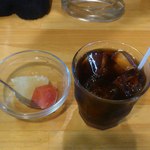 コシード - 食後のデザートとアイスコーヒー