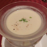 ル・ヨシマサ - ２０１５年７月１７日（金）、さつまいもの冷製スープ