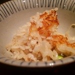 賛否両論 - (7/16)枝豆、新生姜、石川小芋の土鍋ご飯