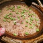 賛否両論 - (7/16)枝豆、新生姜、石川小芋の土鍋ご飯