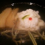 賛否両論 - (7/16)鱧の葛打ち、焼きナス、じゅんさいのお椀