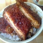 150615群馬　ゑびす食堂　ソースかつ丼アップ